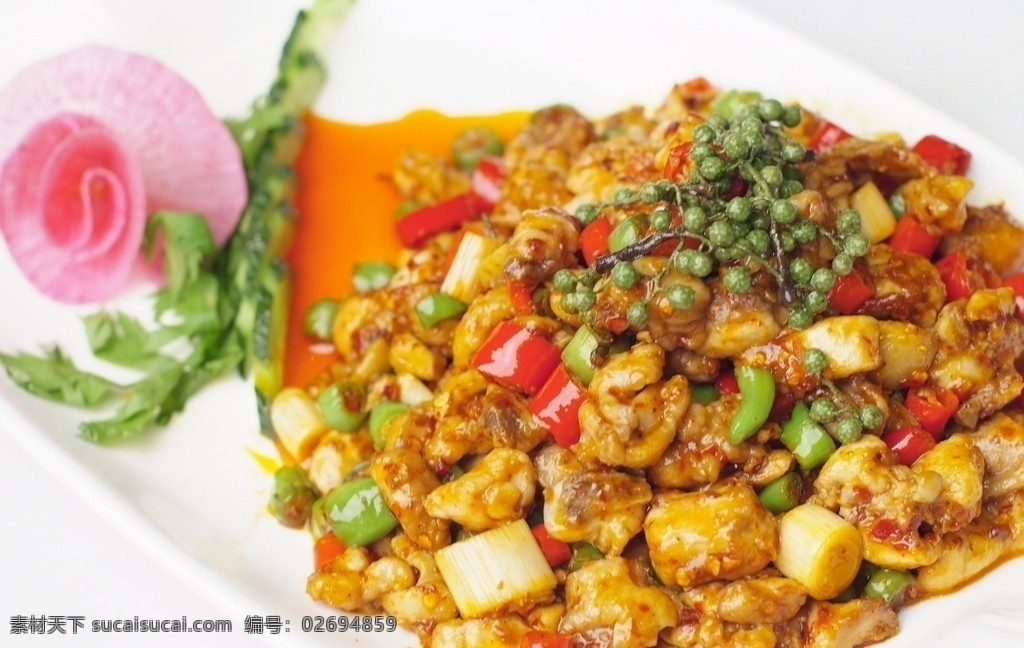 鲜椒鸡 最好吃的川菜 传统美食 餐饮美食