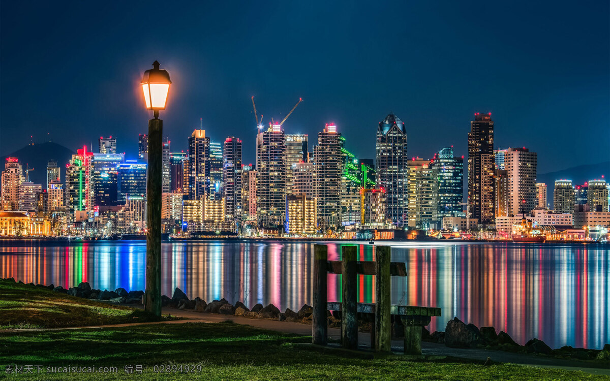 绚丽 繁华 城市 风光 唯美 高清 夜景 风景 自然景观 建筑景观