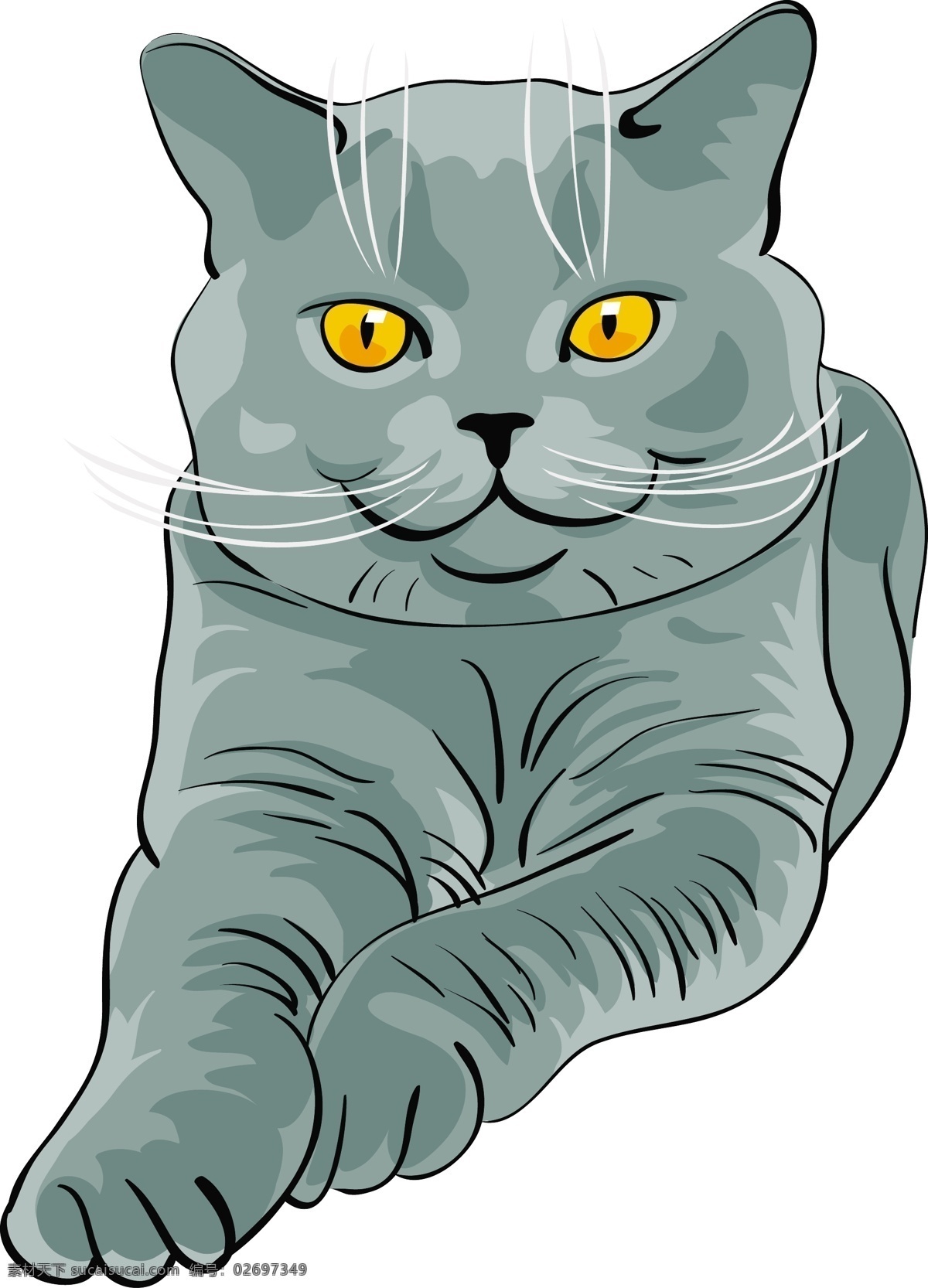 矢量 猫 可爱 模型 矢量素材 矢量图 其他矢量图