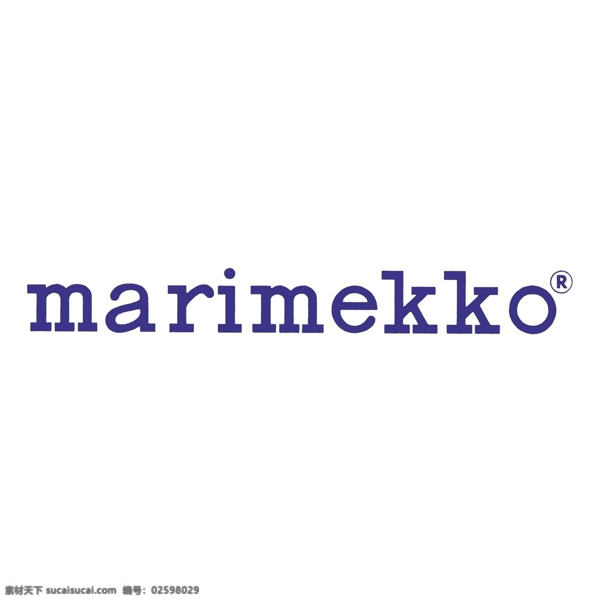 marimekko 标志 标识为免费 白色