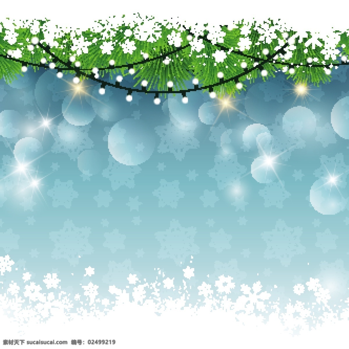圣诞 灯 一个 下雪 背景 虚化 圣诞节 蓝色的背景 圣诞快乐 冬天 庆祝 雪花 节日装饰 灯光 背景虚化 装饰 节日快乐 圣诞灯 青色 天蓝色