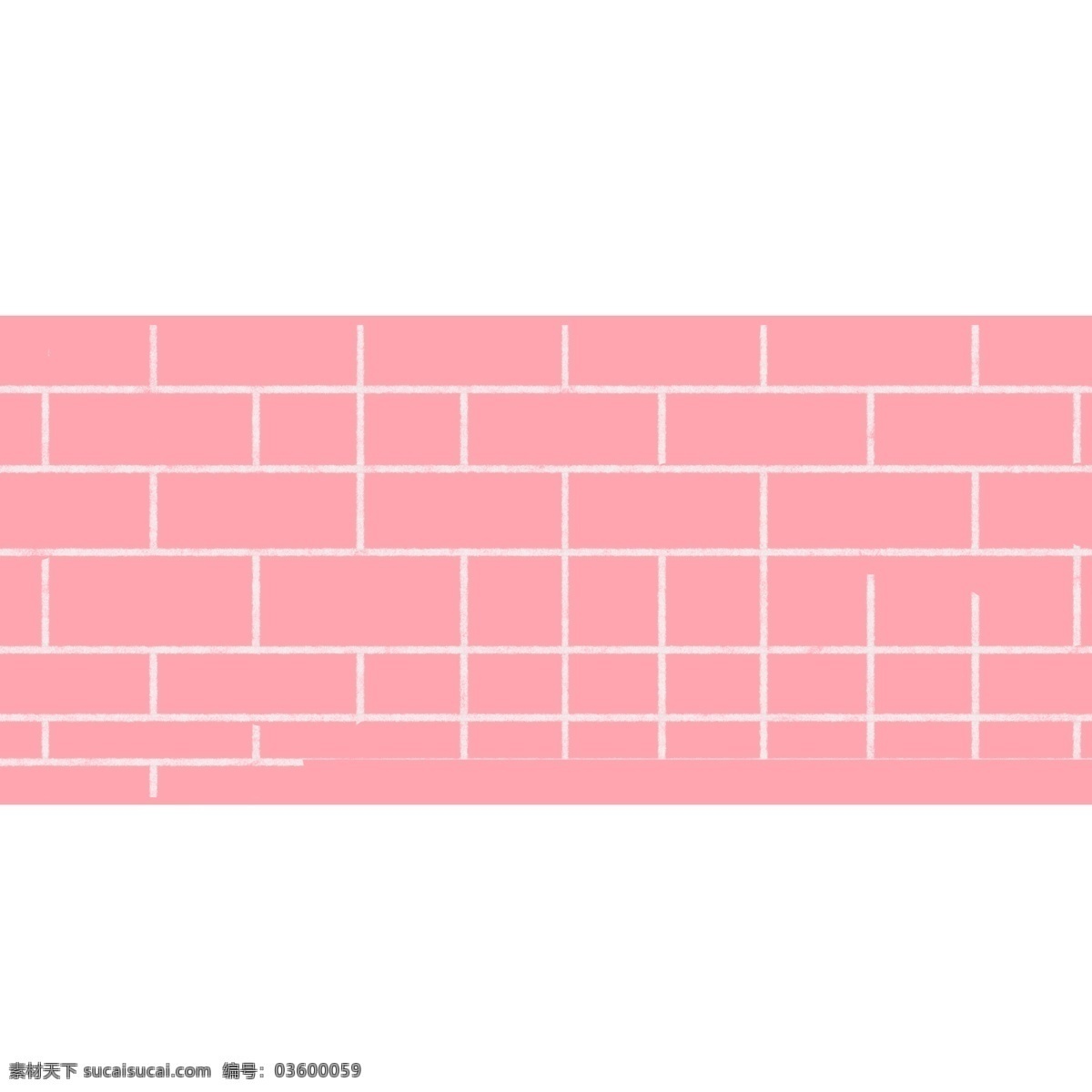 手绘 粉色 砖头 墙壁 墙 砖头墙 粉色砖头 粉色墙壁 粉碎砖头墙壁