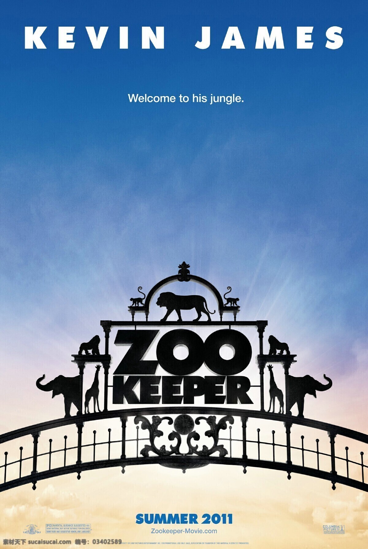 动物园 看守 电影海报 新闻 图集 热门电影海报 蓝色