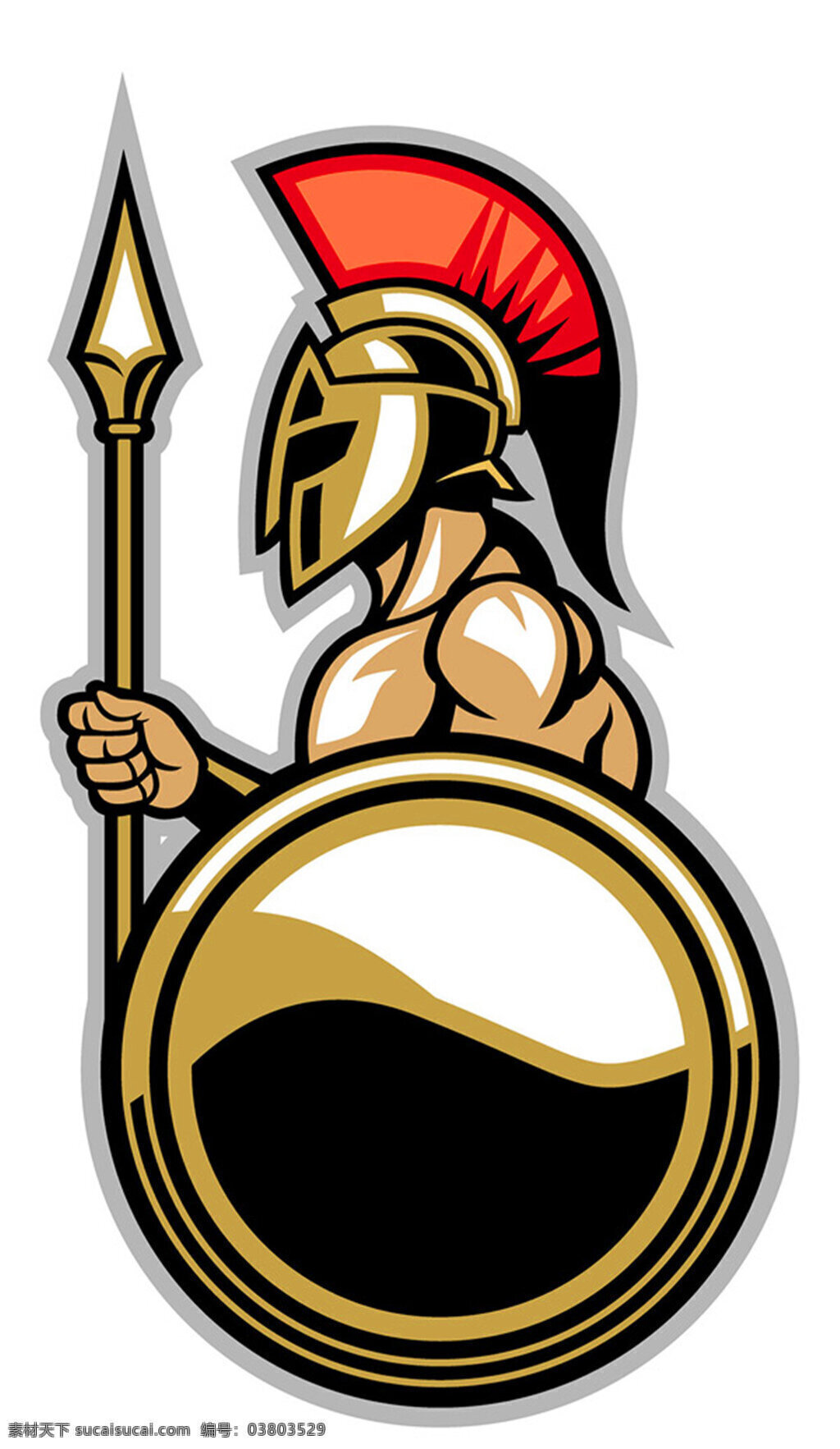 罗马勇士矢量 勇士 士兵 罗马士兵 拿剑的勇士 带头冠的士兵 盾牌 iconlogo