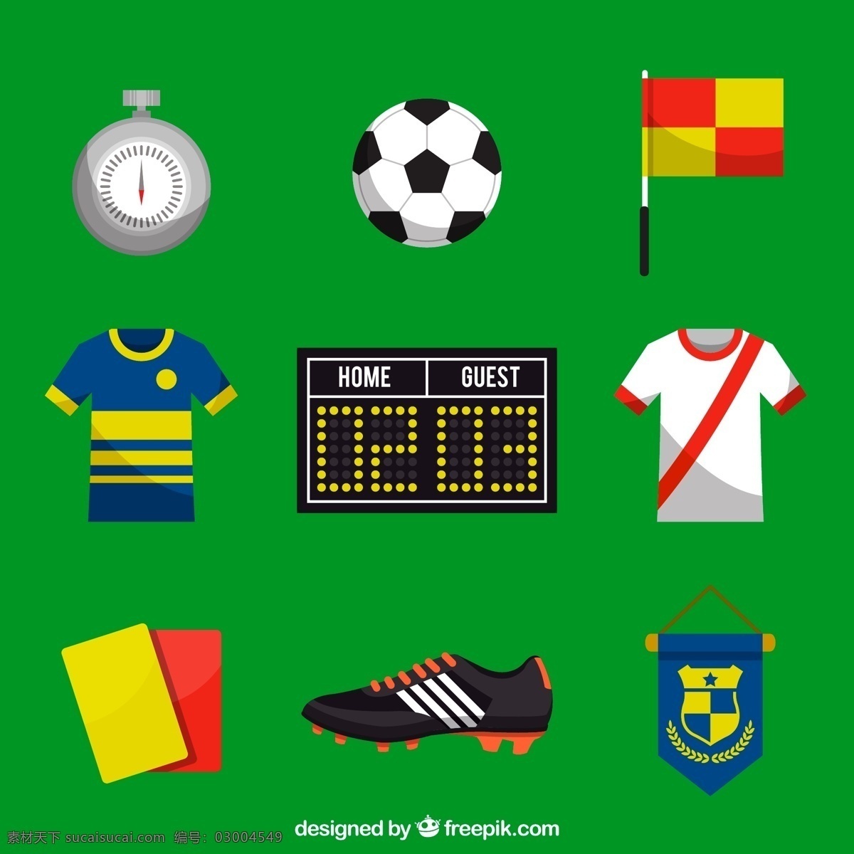 创意足球元素 创意 足球 元素 计时器 旗子 球服 记分牌 短袖 生活用品 生活百科 体育用品