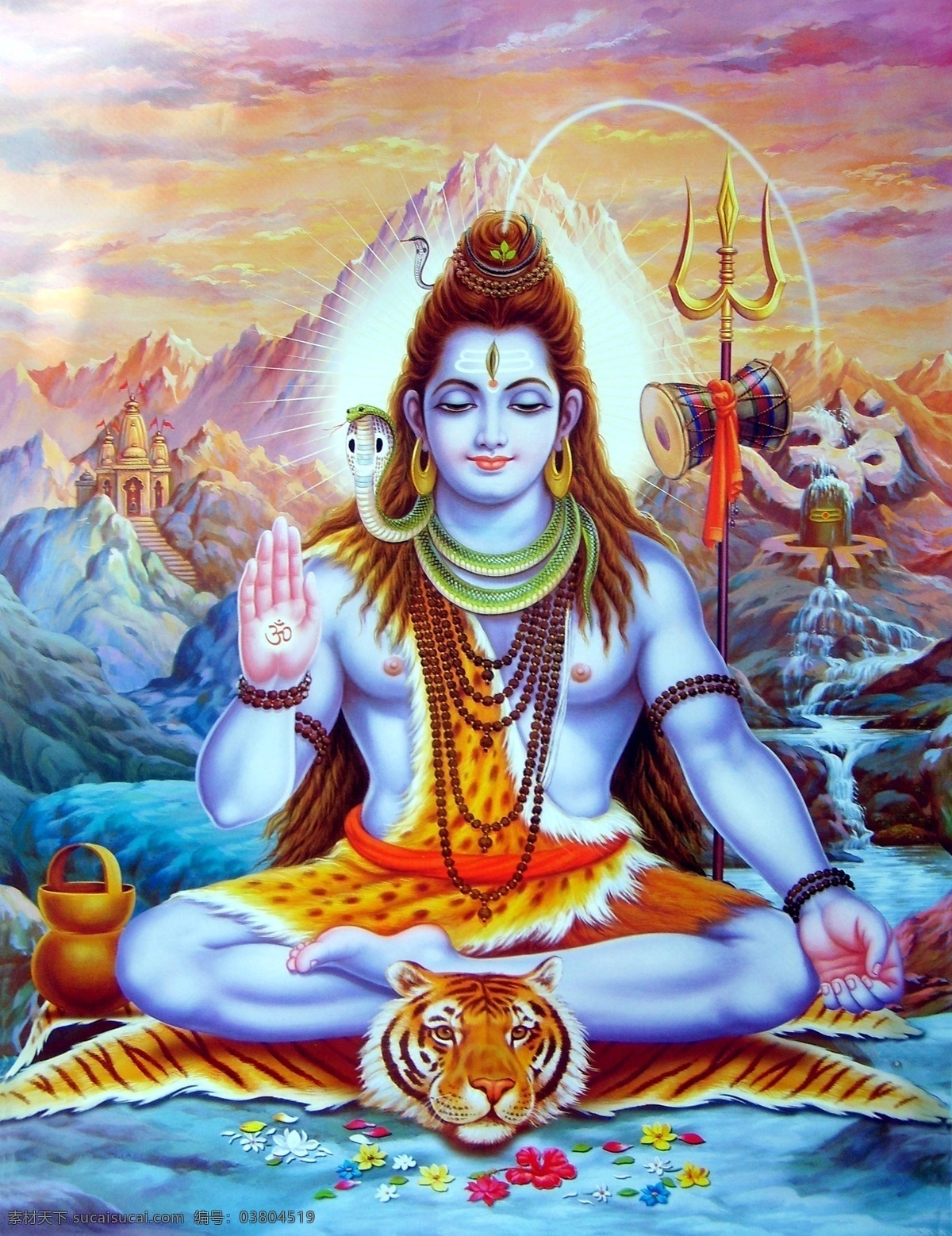 印度神话人物 印度神话 文化艺术 宗教信仰 印度神话绘画