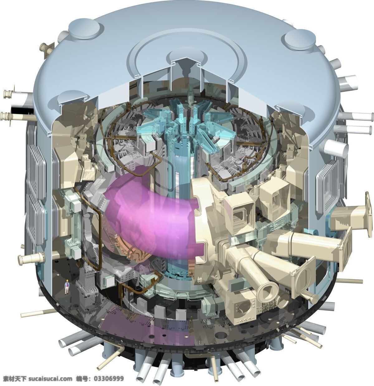 国际 热核 聚变 实验堆 超导托克马克 核聚变 法国卡达拉舍 中国 人造太阳 军事武器 现代科技