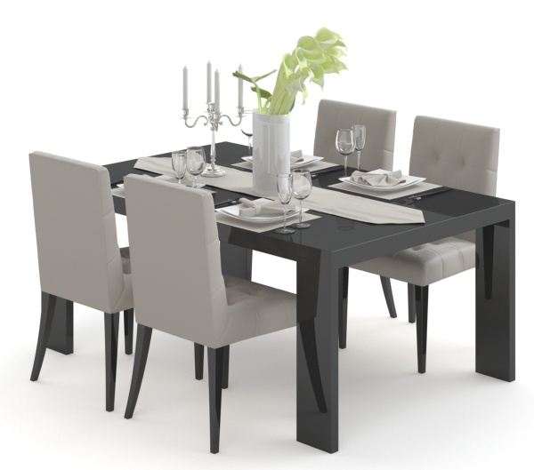 餐桌 3d设计模型 max 餐桌模型 室内模型 椅子 源文件 餐桌椅 模型 3d模型素材 家具模型