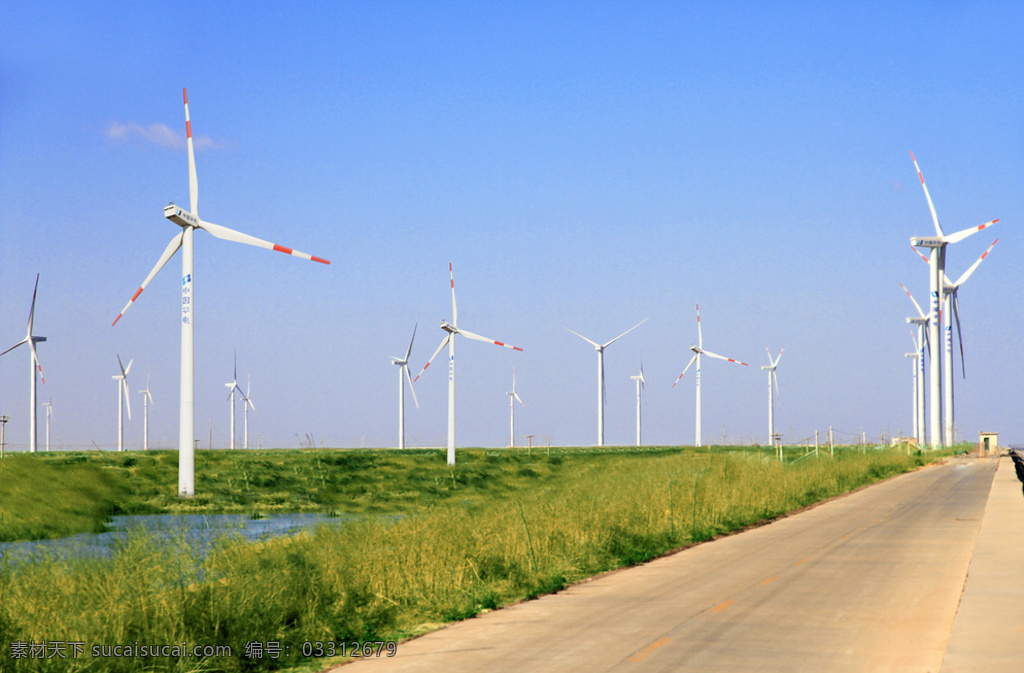 风能 风电 能源 新能源 绿色能源 绿色 风电场 风场 现代科技 工业生产