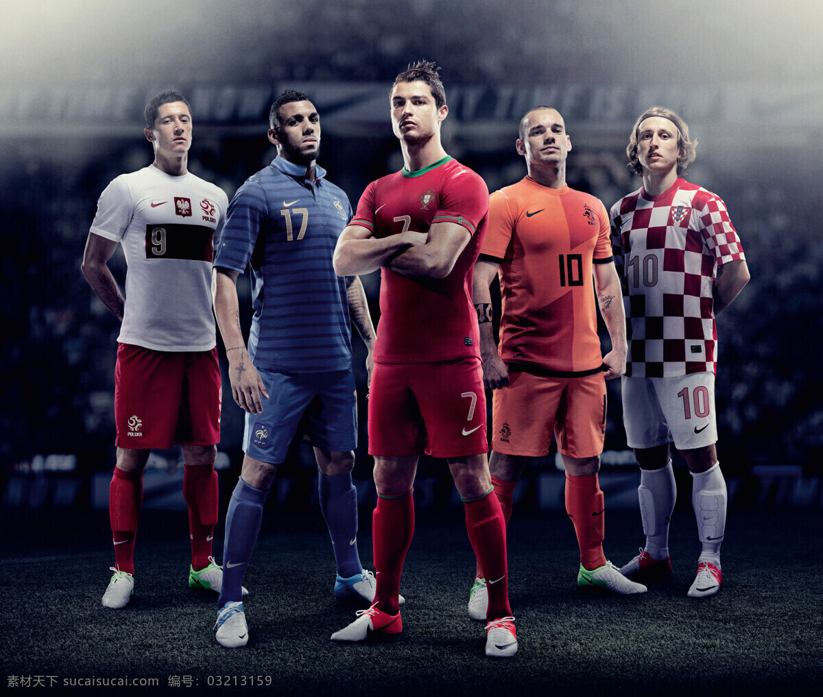 nike 广告宣传 平面广告 体育运动 文化艺术 足球 系列 平面 各国国家队 矢量图 日常生活