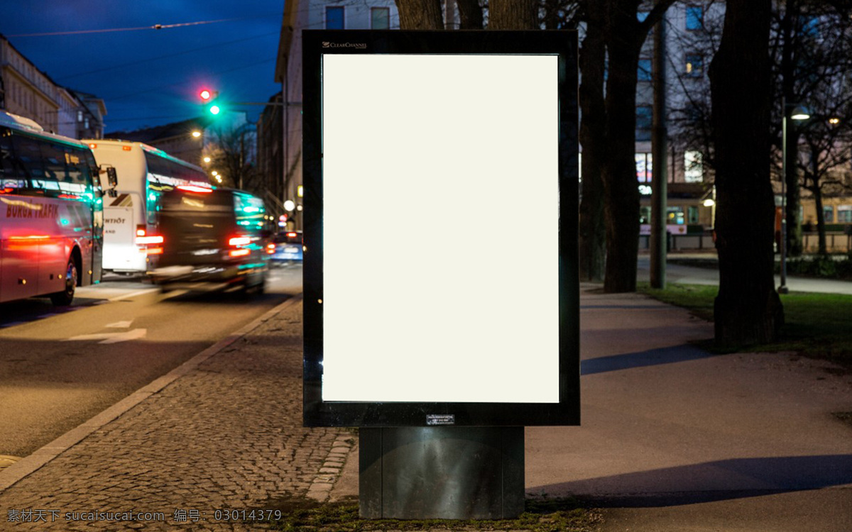 电子 广告牌 样机 电子广告牌 街边 海报 vi素材 贴图素材 广告素材 场景 个性 logo贴图