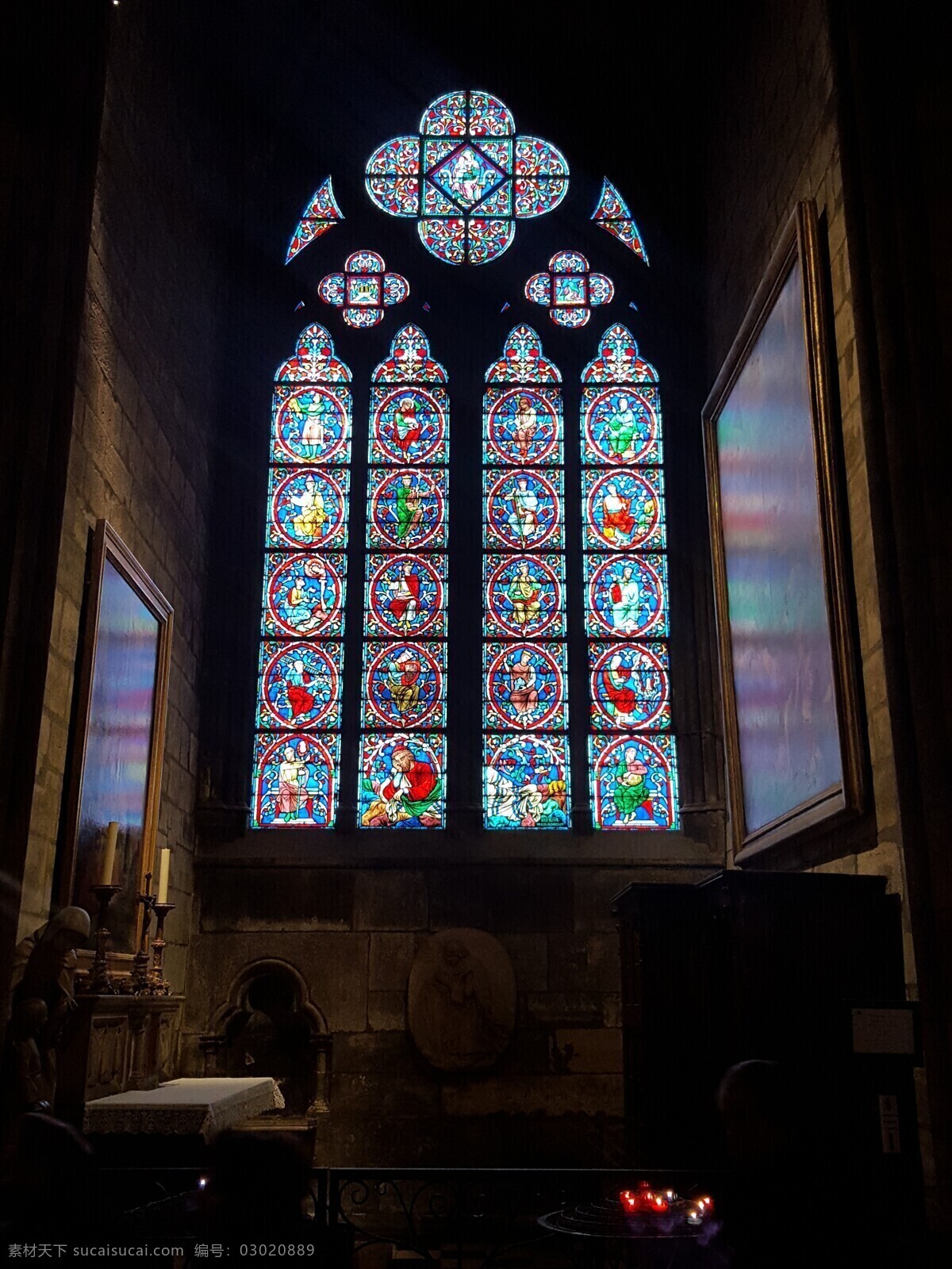 巴黎圣母院 艺术 花 窗 玫瑰花窗 雕塑 旅游 法国 旅游摄影 国外旅游