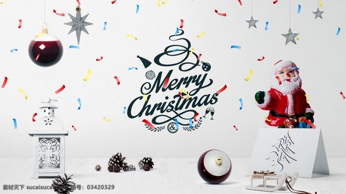 新鲜 时尚 圣诞节 网站 横幅 礼品 装饰 圣诞老人 旗 网页 冬季 节 豪华 质地 现代 高端