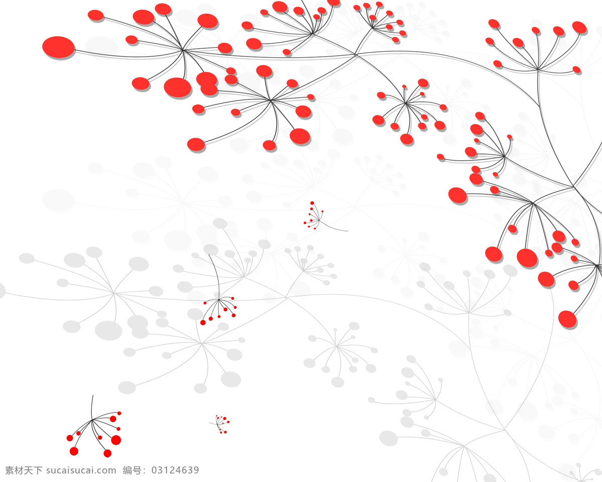 设计图 果实 红色 花 焐 装饰素材 移门
