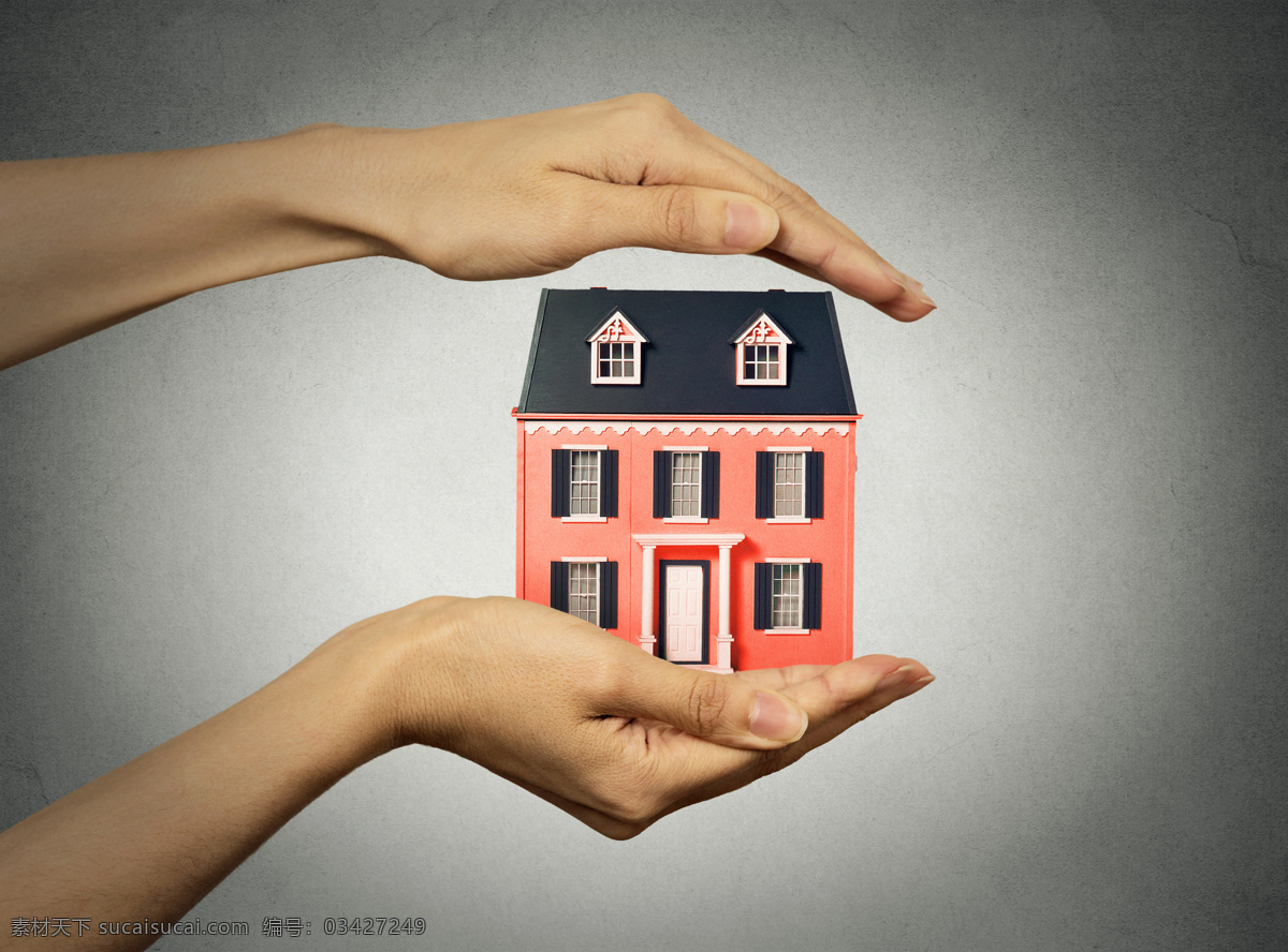 手 捧 房子 模型 手捧着 手势 房子模型 房地产主题 房产素材 其他类别 生活百科 灰色