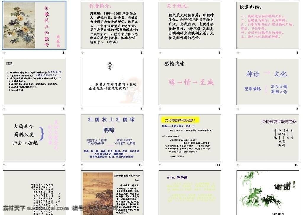 ppt模板 ppt模版 多媒体设计 花朵 树木 源文件 竹子 教学 培训 教学培训 散文 演示文稿 海报 企业文化海报