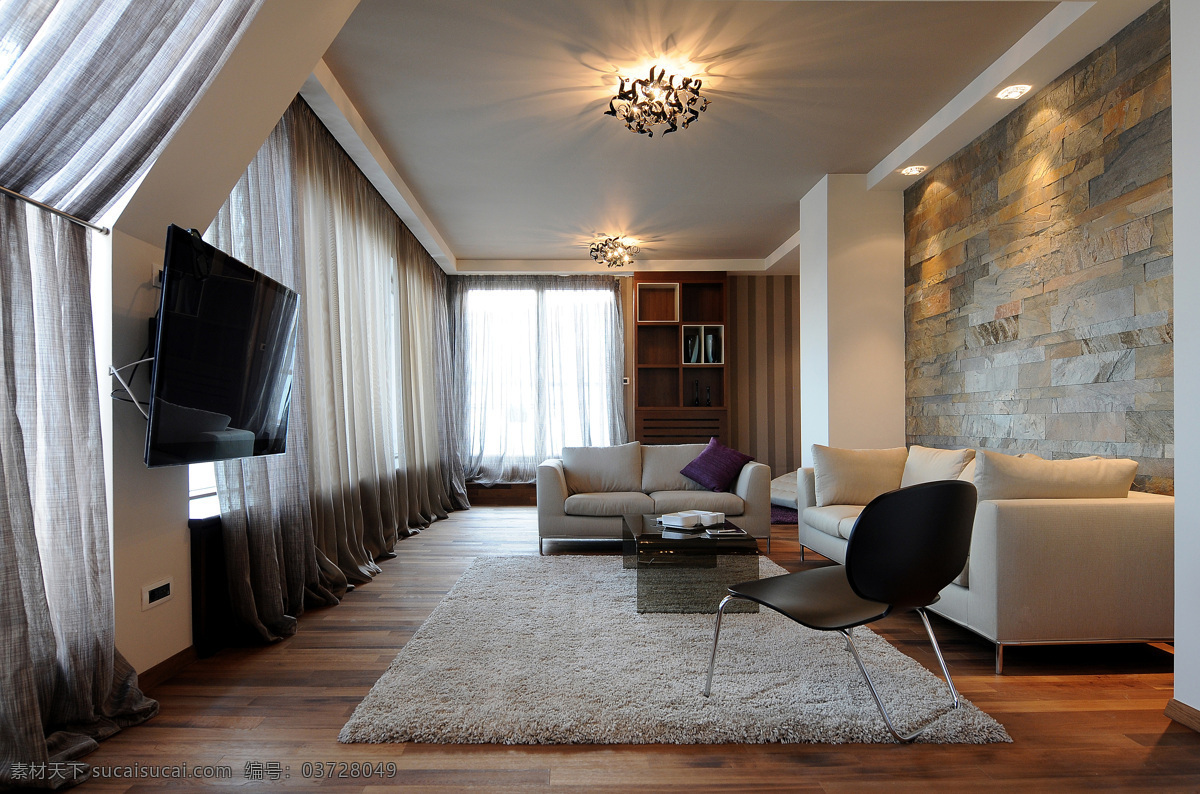 简约 客厅 简约的客厅 平板电视 沙发 地毯 室内设计 环境家居