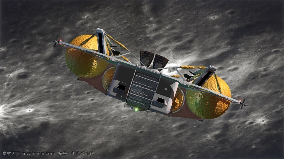 科学研究 美国 现代科技 月球 载人 航天 模拟 登月 载人航天 飞行器 登月舱 模拟登月 矢量图