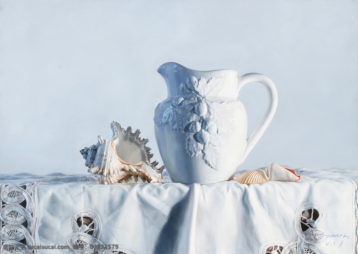 liuy xl 实物 杯子 罐子 器皿 静物 印象 画派 写实主义 油画 装饰画 装饰素材