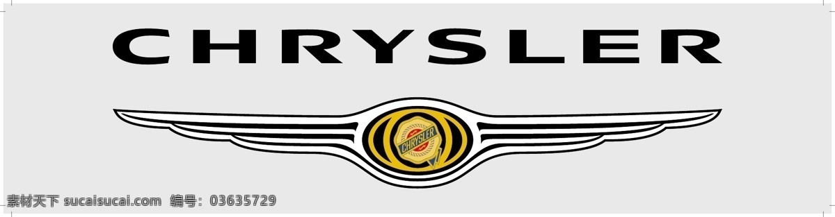 chrysler 标志 logo 标识标志图标 企业 矢量图库 psd源文件 logo设计