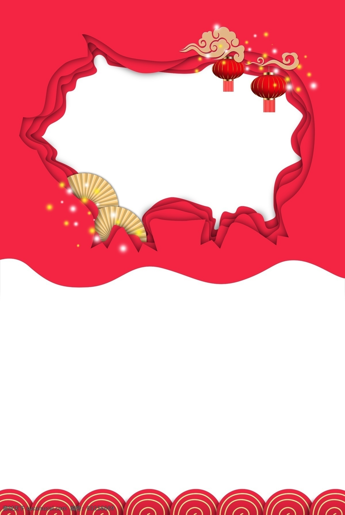 中国 风 立体 剪纸 边框 新年 农历新年 春节 2019年 猪年 过年 矢量 猪 装饰 新年装饰 海报装饰 中式 中国风