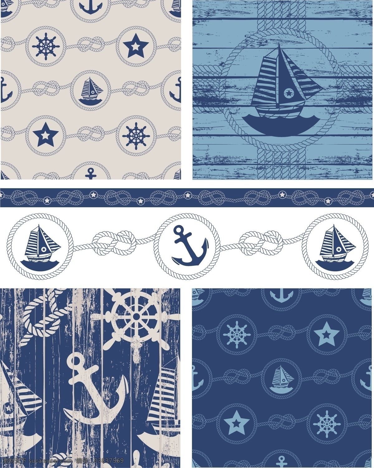 航海 浪花 帆船 矢量 蓝色 源文件 高清 海盗 免费素材 图片图案