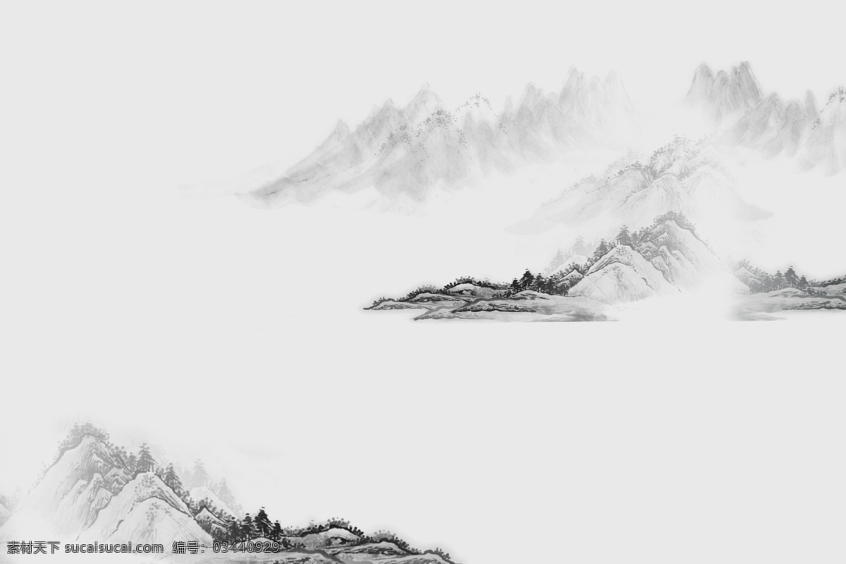 古风 中国 风 水墨 背景 中国风 山水 时尚 创意 海报背景 高山流水 简约 意境