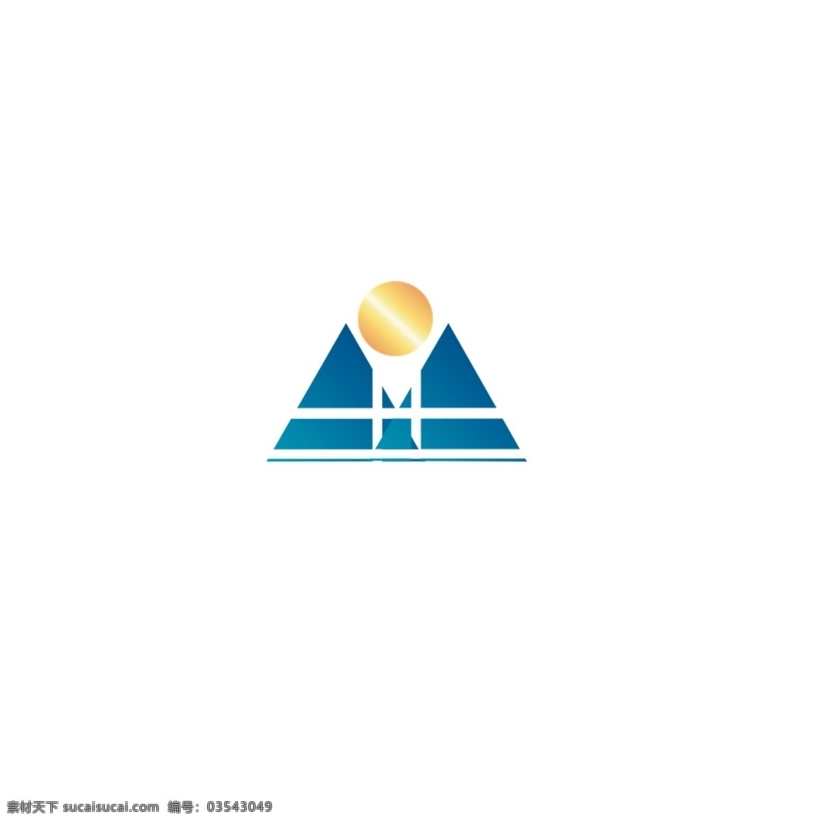 户外 logo 山水 太阳 蓝色 字母 hw 创意设计 户外logo hwlogo 蓝色logo 字母创意设计 logo设计