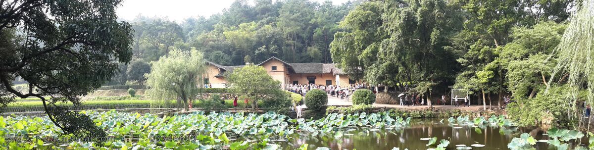 毛泽东故居 韶山 公园 风景 风光 春天 旅游摄影 国内旅游