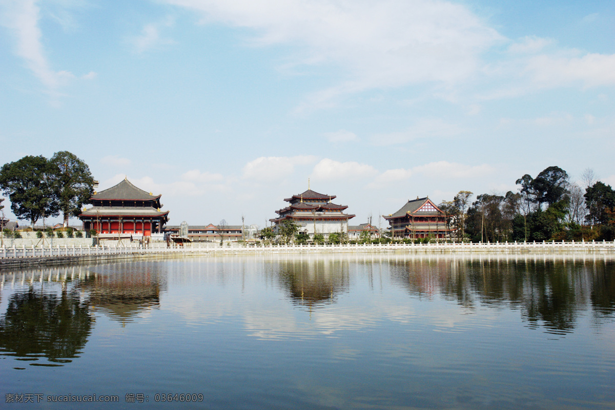 大佛 禅院 妙觉 莲池 峨眉山 建筑摄影 建筑园林