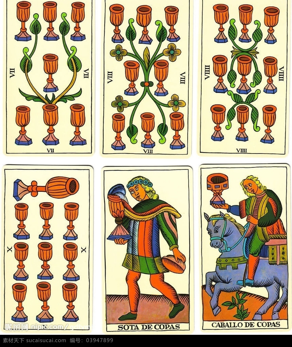 spanish tarot 塔罗牌 纸牌 文化艺术 设计图库 300