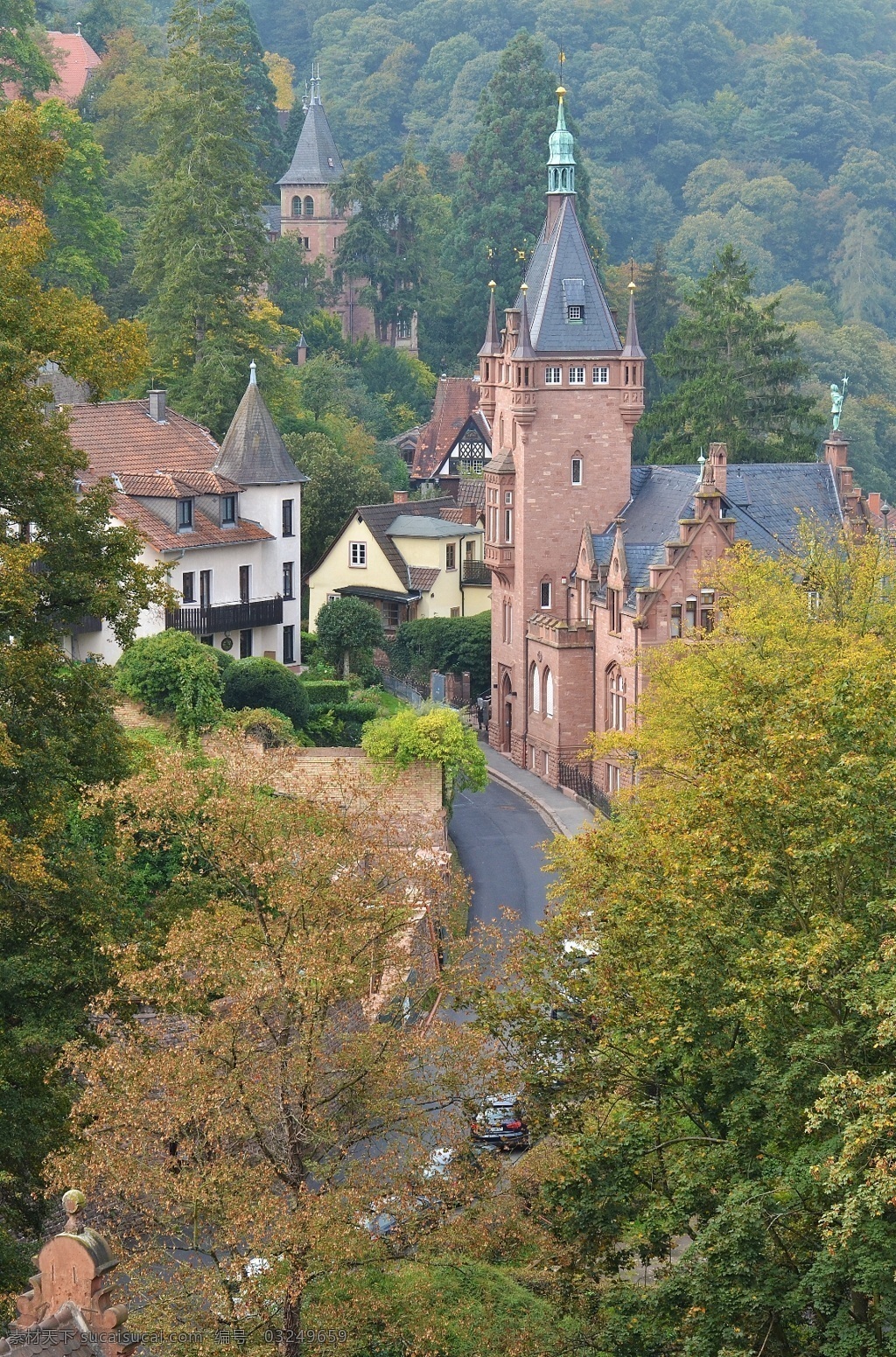 德国 海德堡 城堡 风景