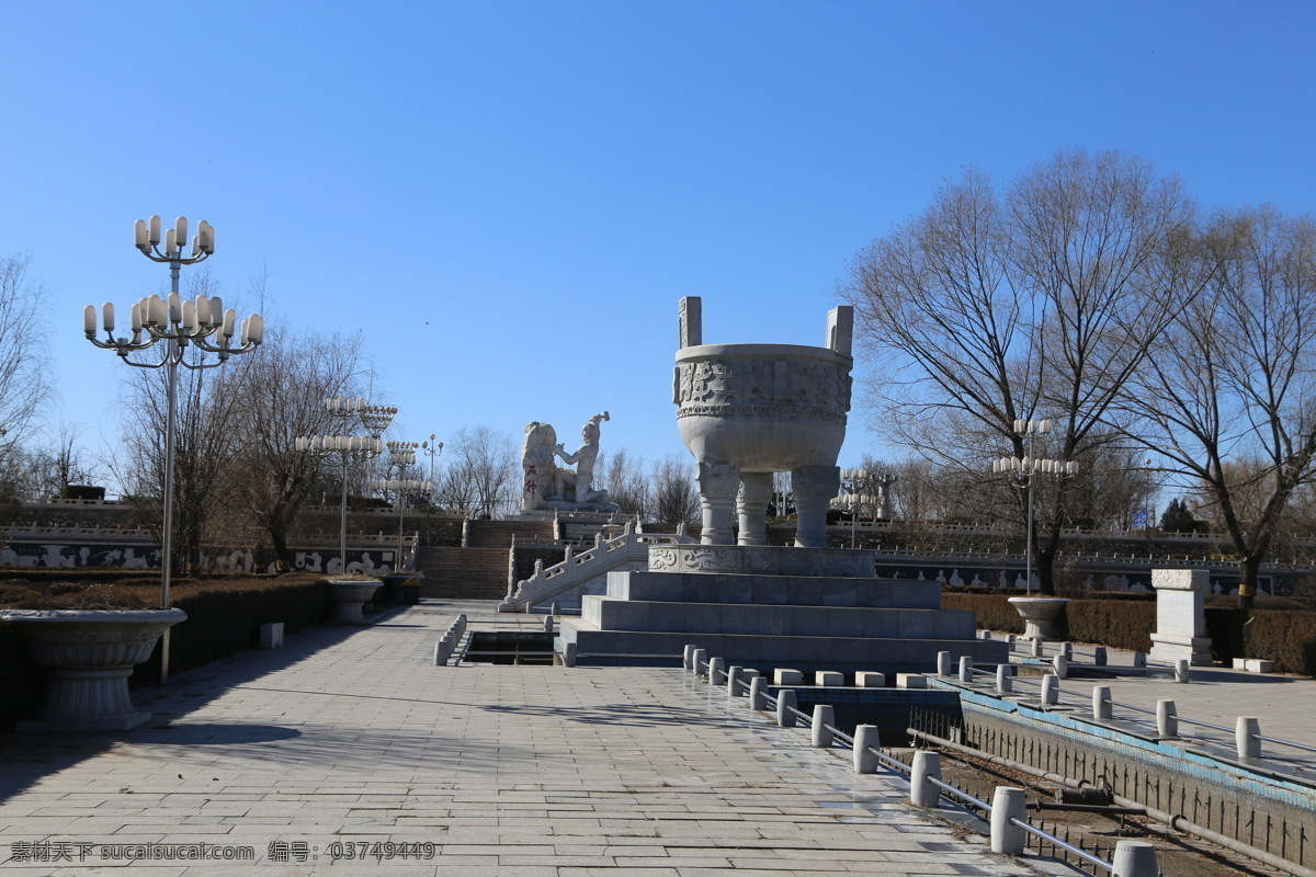 中华 石雕 艺术 园 石雕艺术园 园林景观 冬日风景 石鼎 石桥 公园大道 石雕园 公园 旅游景点 传统文化 艺术品 中国概念 中国元素 雕刻 汉白玉 建筑 园林风景 雕塑造型 建筑园林 园林建筑
