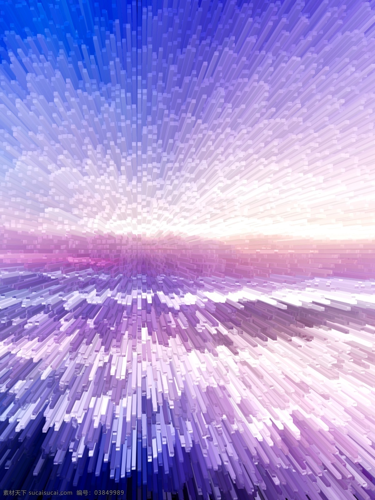 原创 柱状 放射 3d 质感 背景 立体