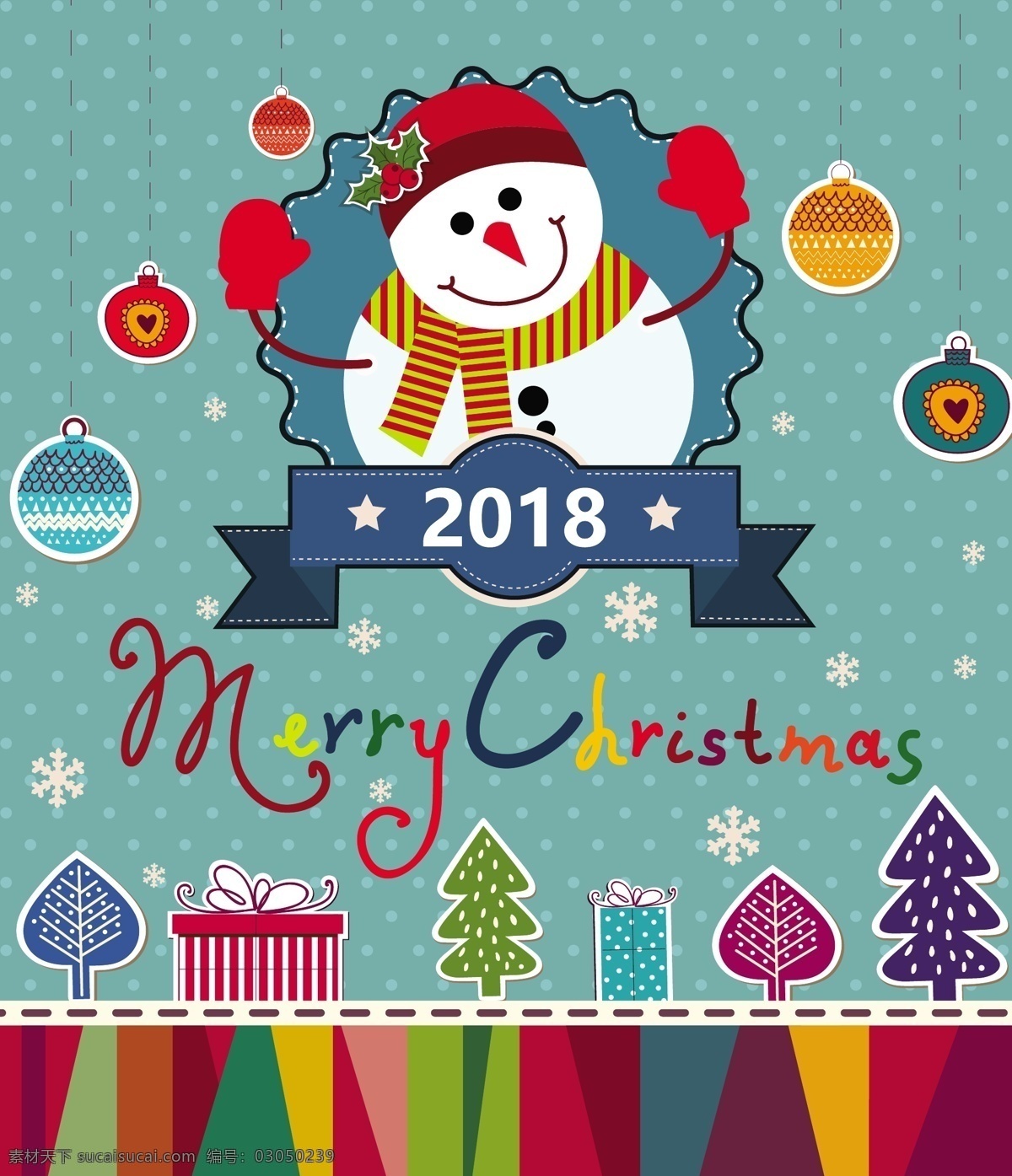 圣诞 横幅 雪人 x mas象征 圣诞素材 2018插图 圣诞横幅 矢量图