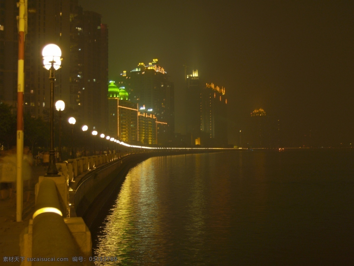 一弯珠水 珠江 江边 楼盘水岸 弯弯的 灯饰 水岸 国内旅游 旅游摄影 黑色