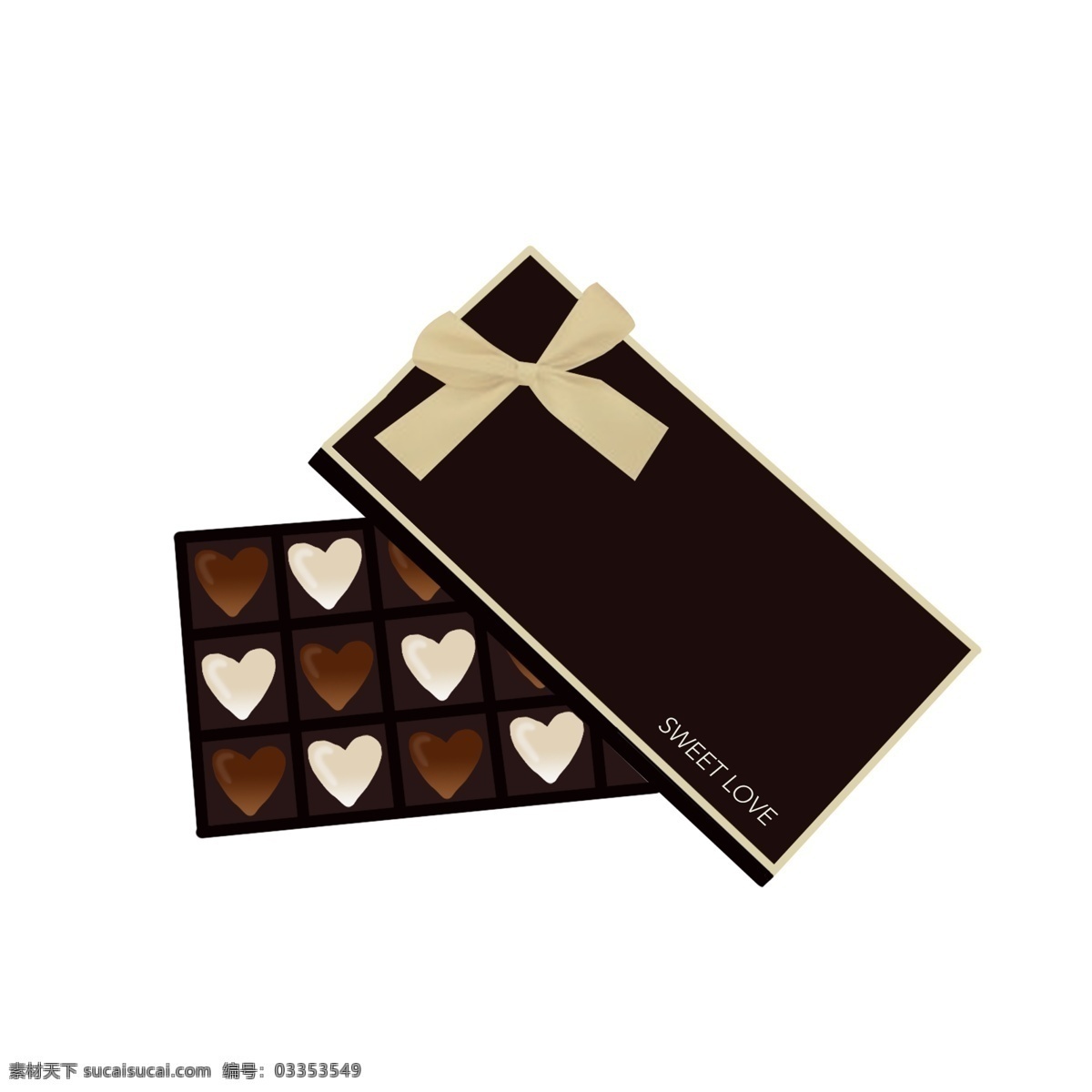 手绘 爱情 巧克力 插画 手绘巧克力 黑巧克力 白巧克力 爱情巧克力 巧克力插画 巧克力插图