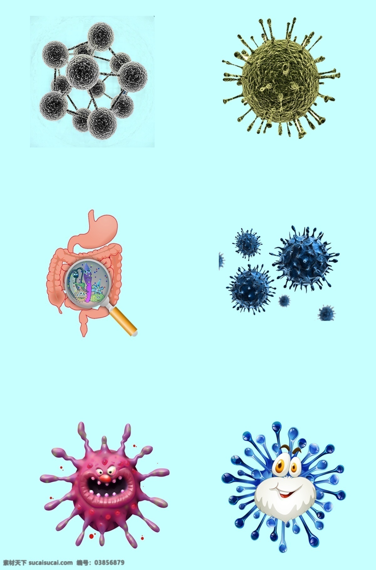 细菌 细菌素材 圆形细菌图片 圆形细菌 绿色细菌 蓝色细菌 病毒素材 细菌矢量 病毒矢量