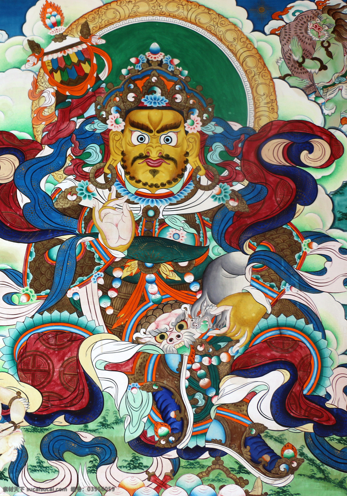 四大天王北方多闻天王素材图片下载-素材编号03956059-素材天下图库
