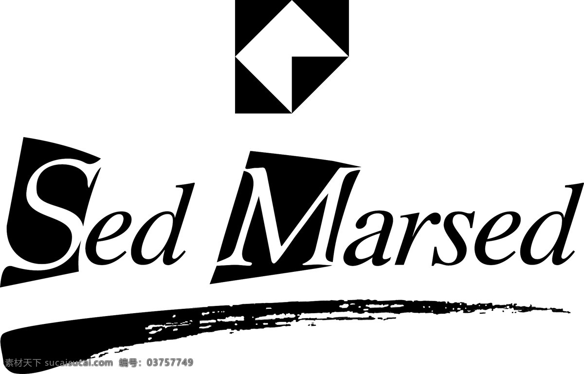 sed marsed bw 矢量标志下载 免费矢量标识 商标 品牌标识 标识 矢量 免费 品牌 公司 白色