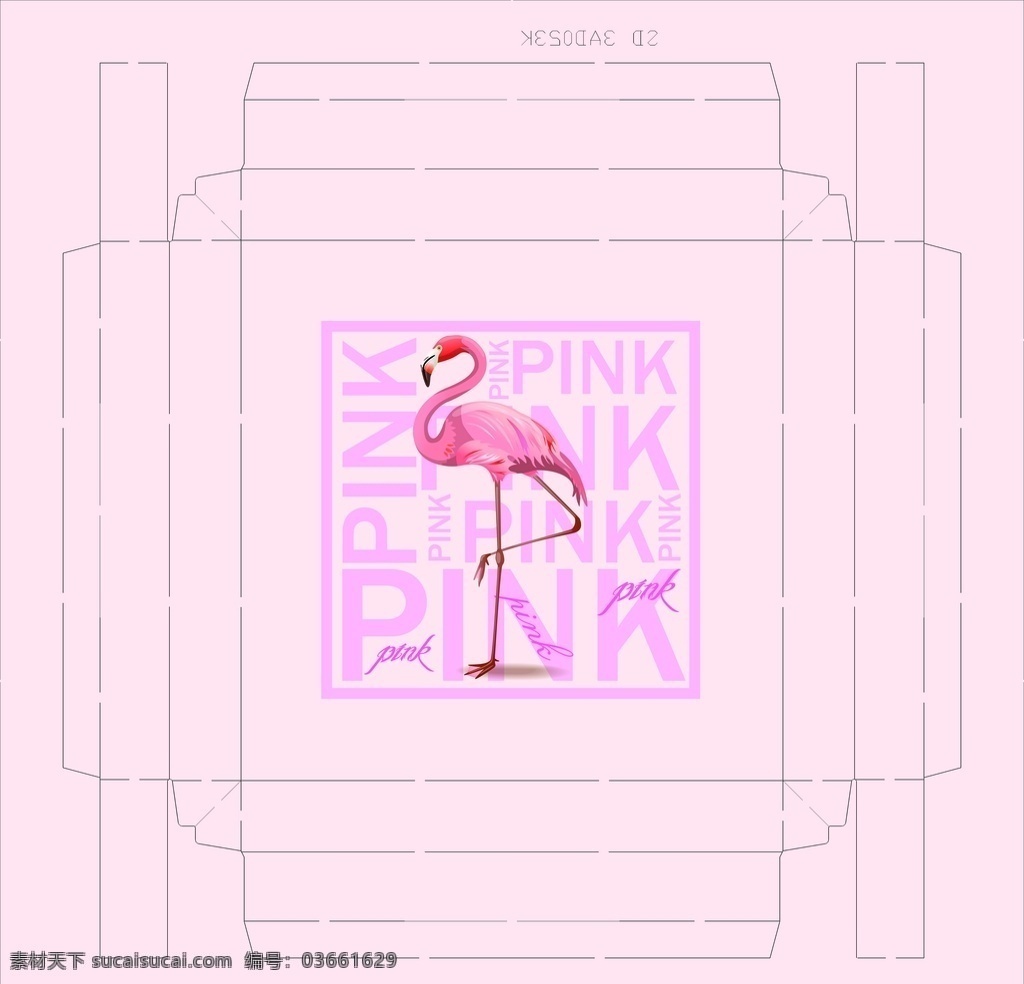 我心永恒 火烈鸟 pink 蛋糕盒盖 盒盖 粉色 爱情 永恒 三体 蛋糕盒 分层