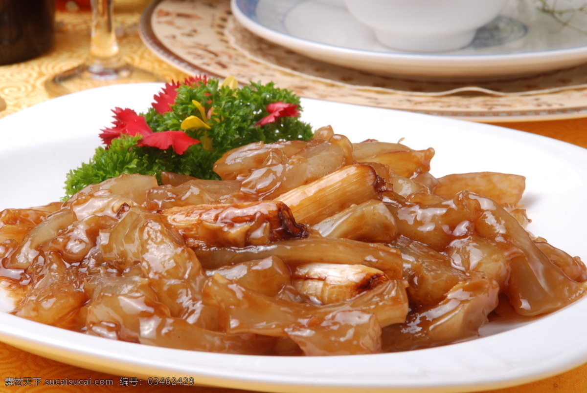 葱烧蹄筋 菜谱 照片 家常菜 摄影菜 传统美食 餐饮美食