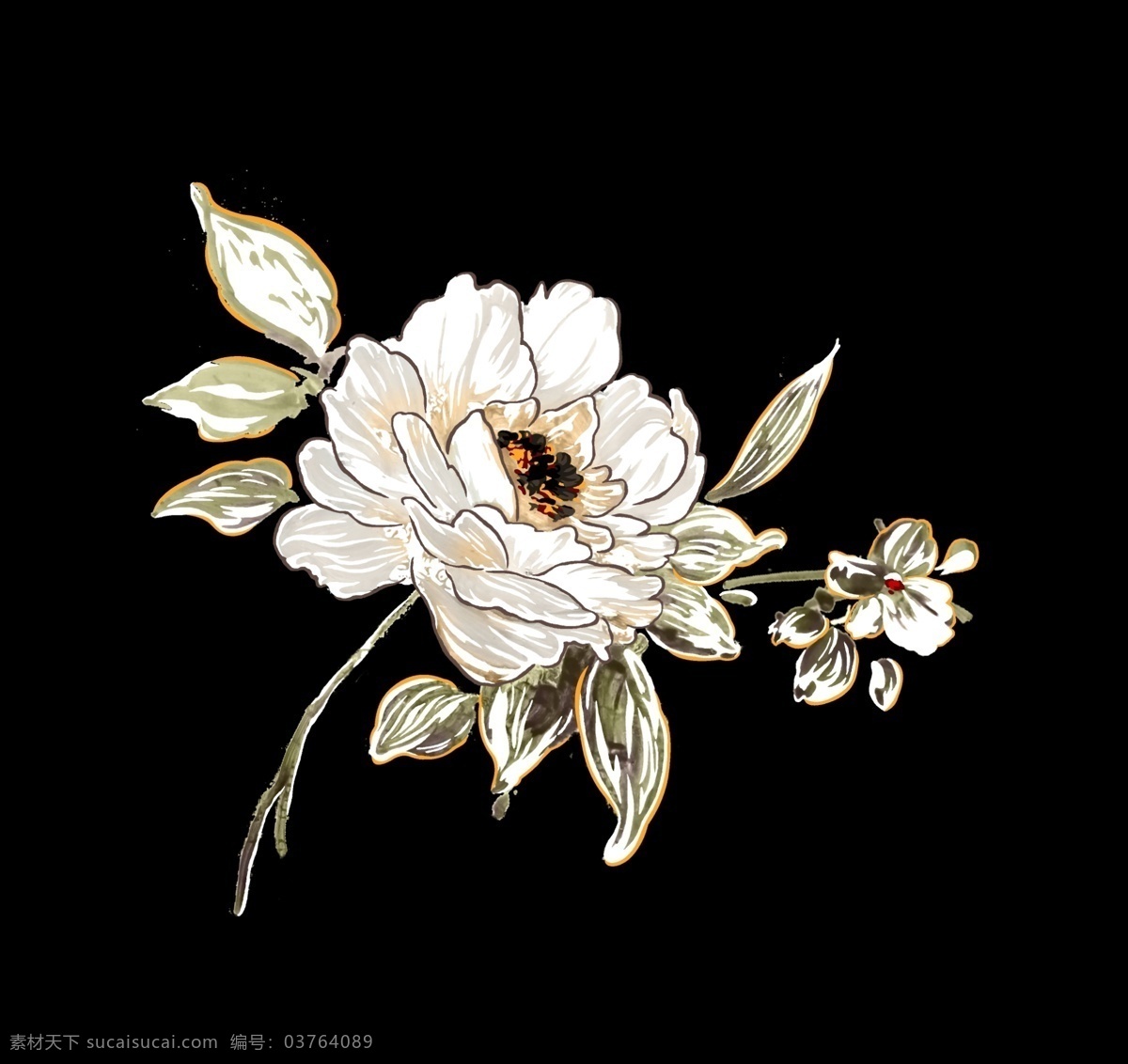 中国画 花卉图片 抽象花 手绘花 中国画花卉 水彩花卉 创意花卉 印花素材 高清 服装图案素材 家纺图案素材 花卉