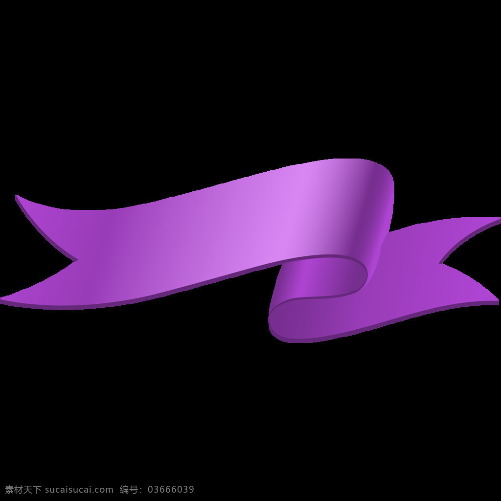 紫色飘带元素 手绘 飘动 紫色飘带 飘动飘带