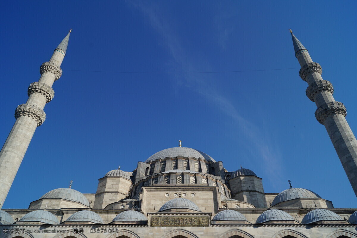 土耳其清真寺 清真寺 土耳其 伊斯坦布尔 蓝色清真寺 建筑 旅游摄影 国外旅游