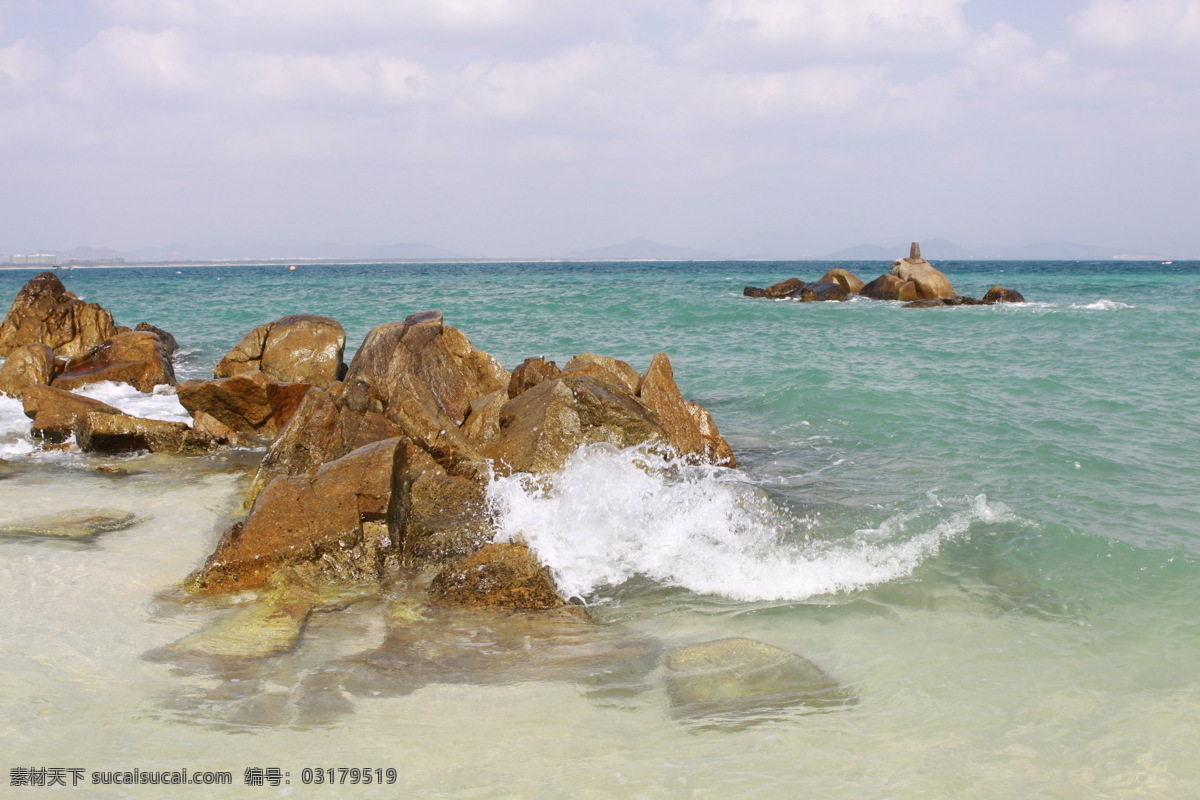 礁石 海浪 海水 海滩 山水风景 摄影艺术 天空 rgp 自然景观 psd源文件