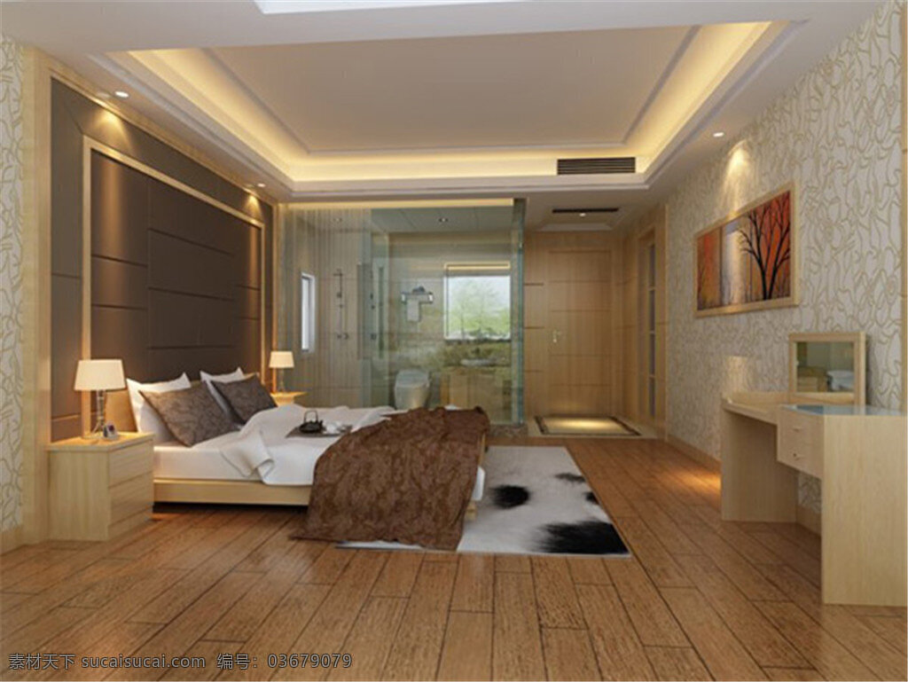简约 卧室 模型 免费 下 载 3d模型 室内设计 双人床 卧室装饰 max 灰色