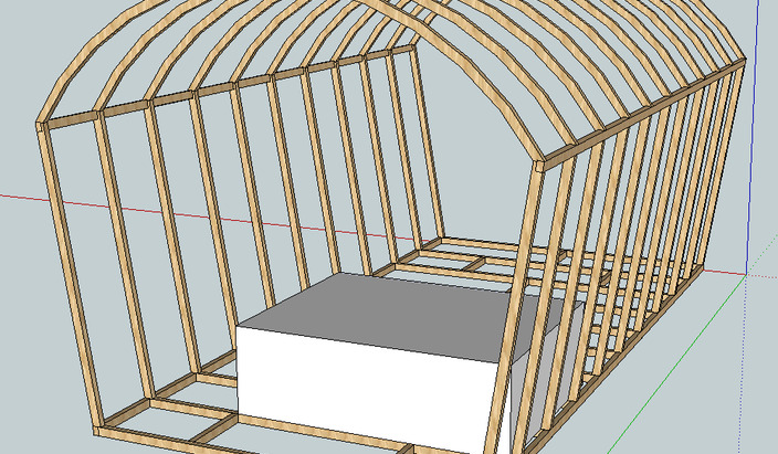 野生 小屋 概念 建筑 3d模型素材 建筑模型