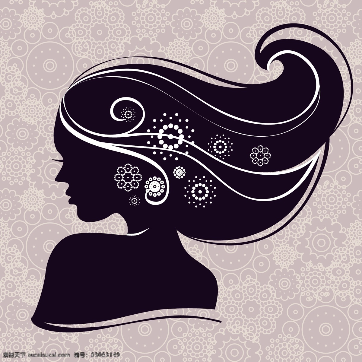 复古 女性人物 矢量 潮流女性 复古人物 时装模特 矢量图 其他矢量图