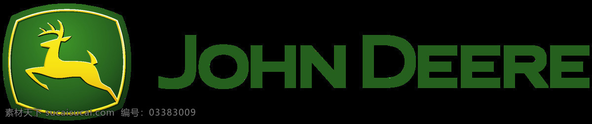 约翰 迪尔 拖拉机 标志 免 抠 透明 logo